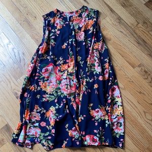 Floral sleeveless dress